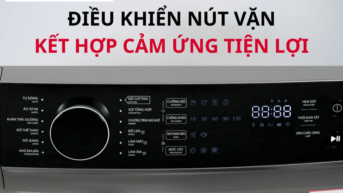 Máy sấy quần áo Toshiba có chương trình sấy nhanh