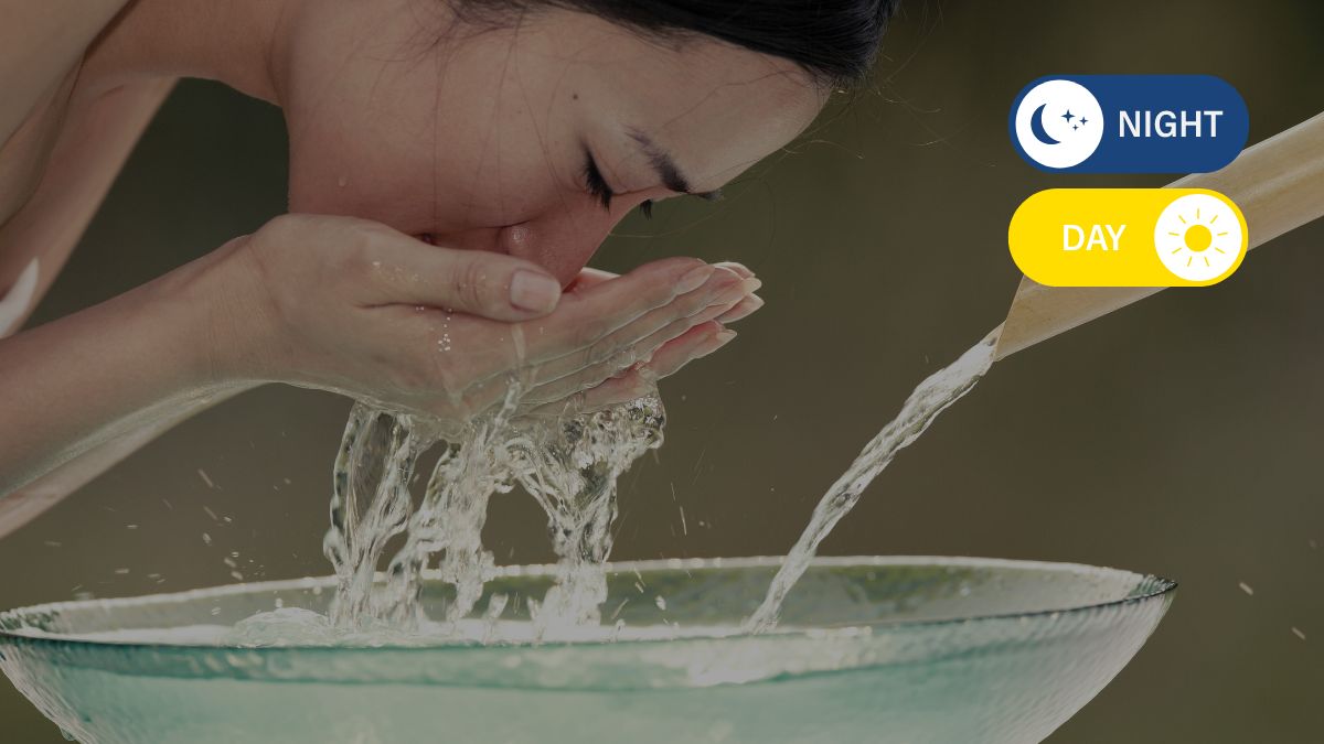 Lưu ý khi rửa mặt bằng nước ấm