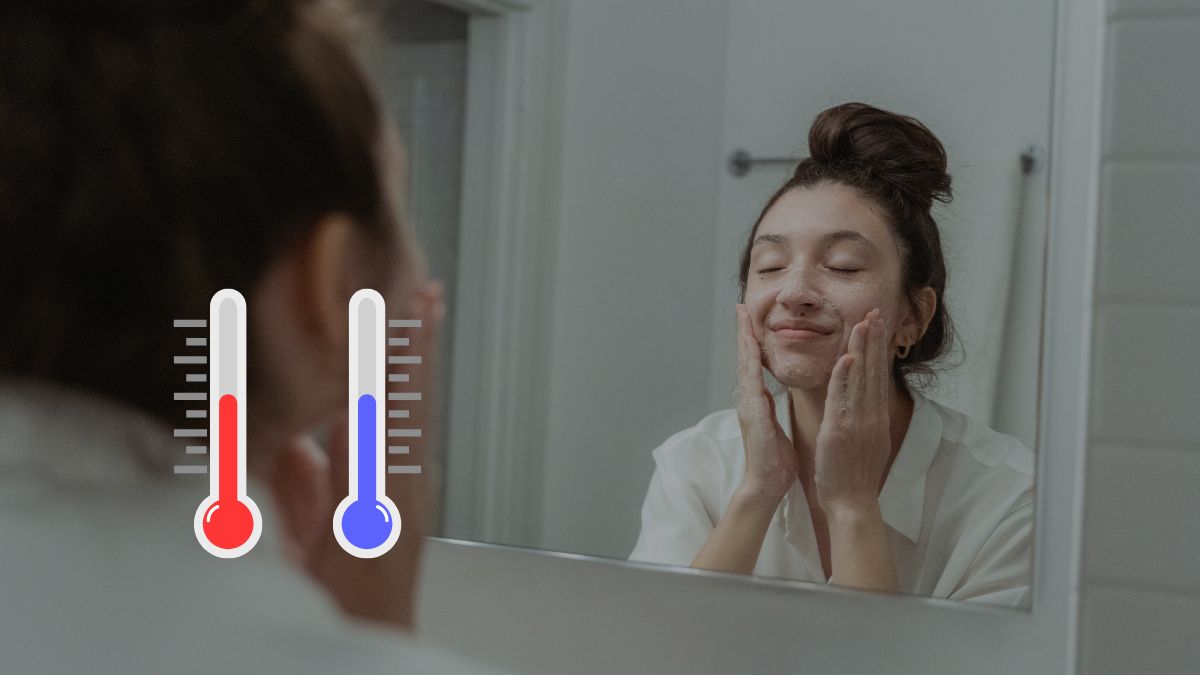 Nên rửa mặt bằng nước ấm hay nước lạnh?