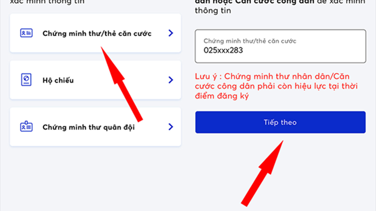 Cách sở hữu tài khoản số đẹp MB Bank bước 2