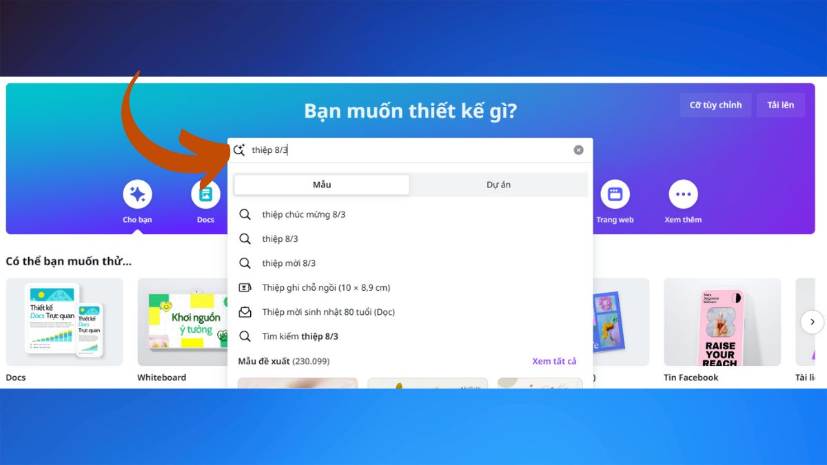 Cách làm thiệp 8/3 kèm lời chúc ý nghĩa bằng Canva 2