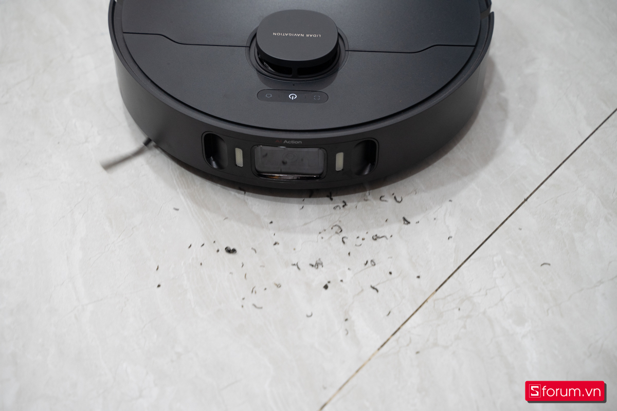 Robot tự động quét sàn nhà và phát hiện bụi bẩn 
