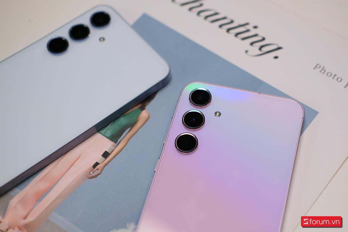 Cụm 3 camera trên Samsung Galaxy A55 5G