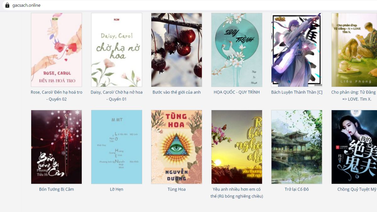 Web đọc sách online free tốt