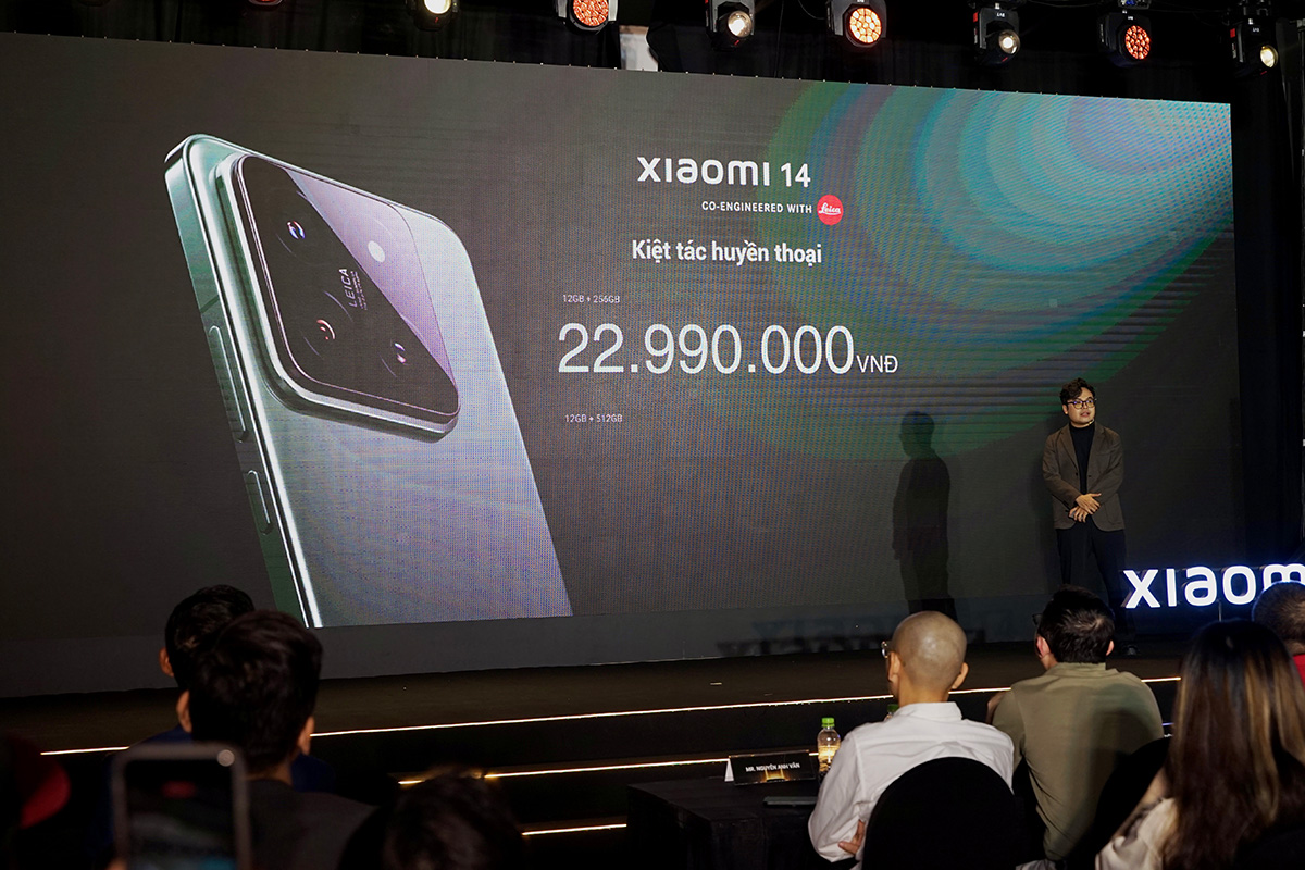 Giá bán của Xiaomi 14 tại Việt Nam