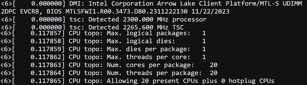 Intel Arrow Lake-S Core Ultra 200 20 lõi