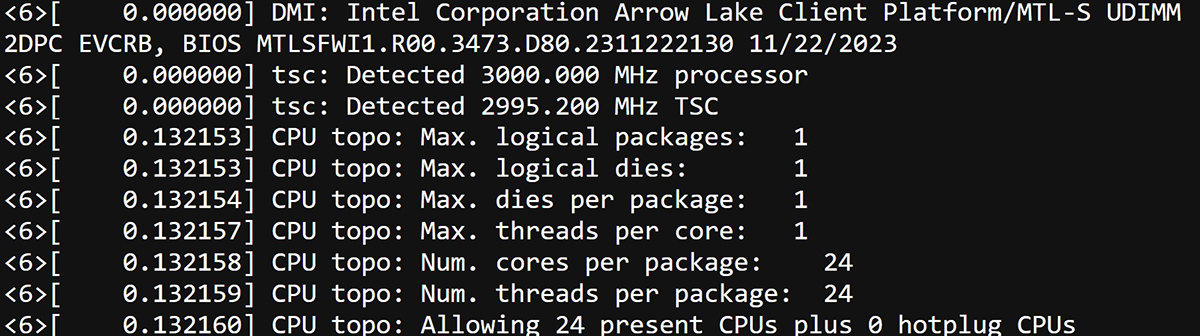 Intel Arrow Lake-S Core Ultra 200 24 lõi