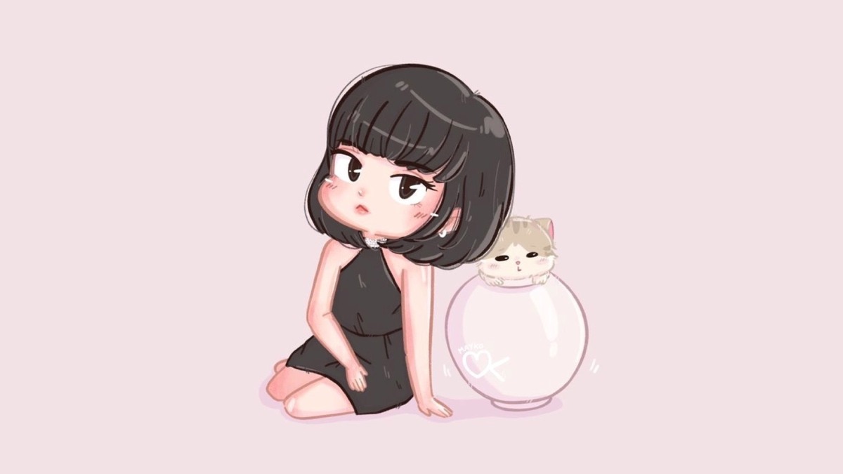 Ảnh Lisa chibi cute