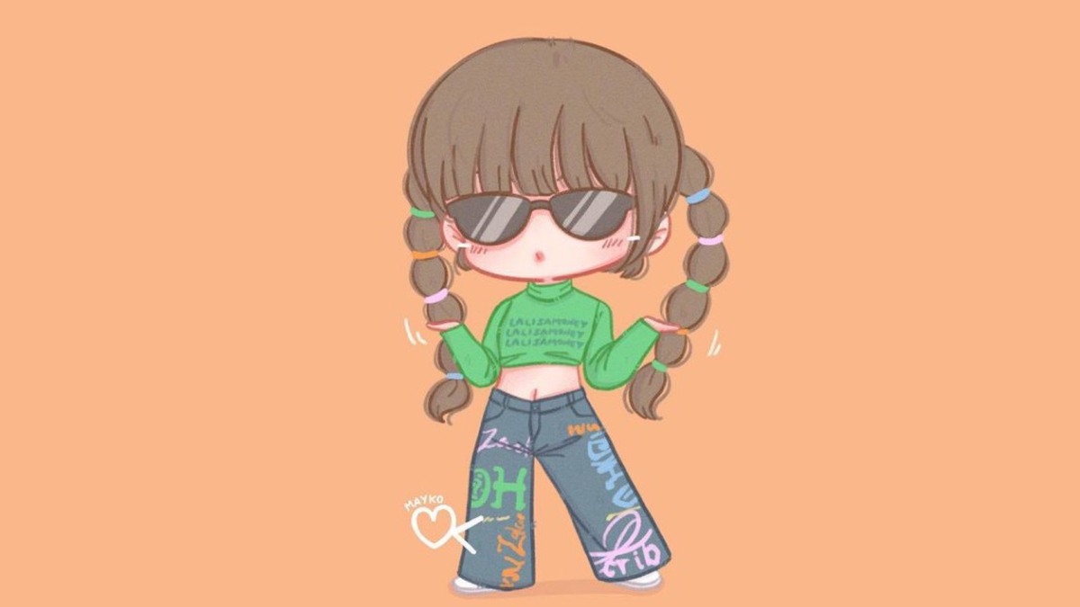 Ảnh Lisa chibi cực xinh