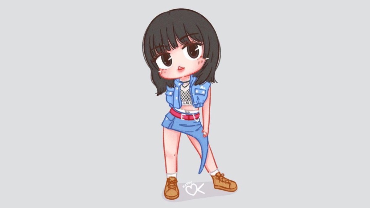 Ảnh Lisa chibi đáng yêu