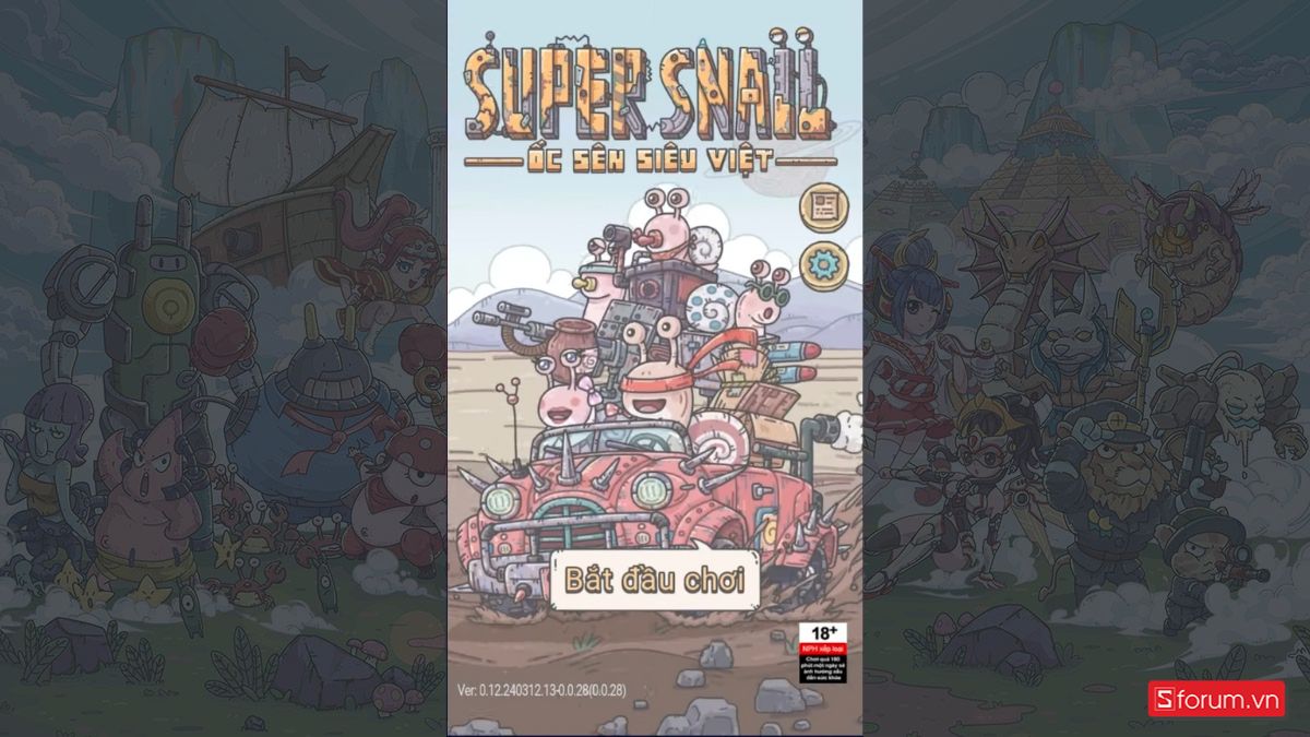 cách chơi Super Snail bước 1