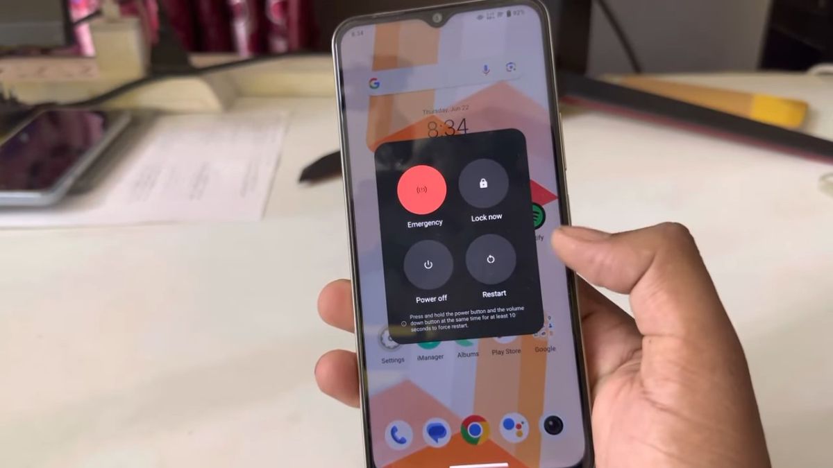 Cách tắt nguồn Vivo Y36 đơn giản 6
