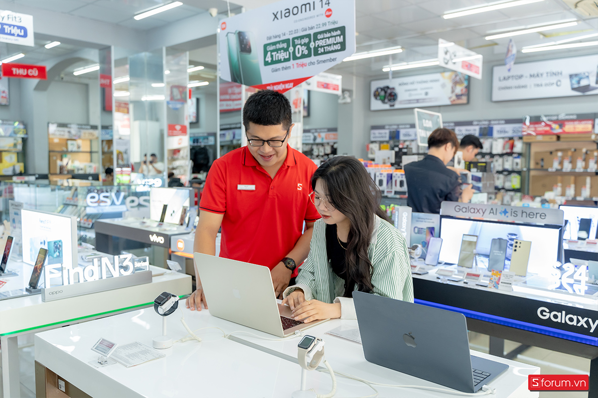 Theo chia sẻ từ đại diện CellphoneS, MacBook Air 13 inch M3 với mức giá khi thu cũ lên đời tại CellphoneS từ 25 triệu tiêu chuẩn