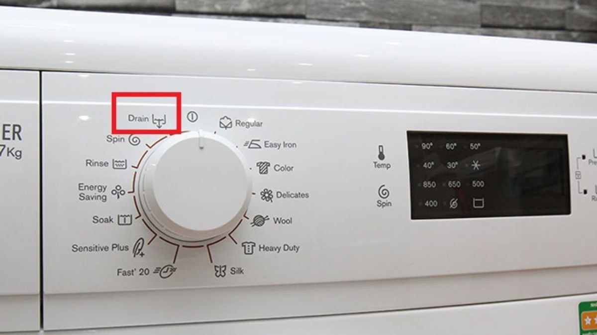 Drain trong máy giặt là gì?