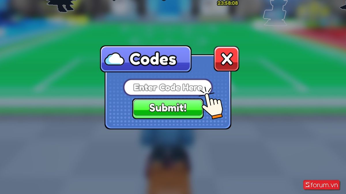 Cách nhập code Head Soccer Simulator trong Roblox bước 2