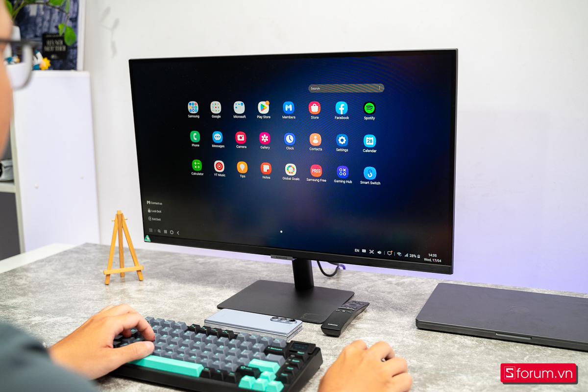 Giao diện của SAMSUNG Dex rất trực quan, không mất quá nhiều thời gian để làm quen