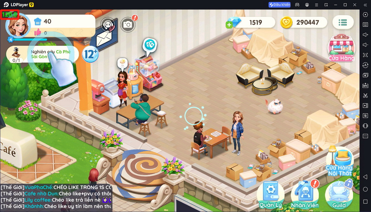 Hello Café: Cách nâng cấp quán cafe nhanh và hiệu quả trên PC bằng LDPlayer