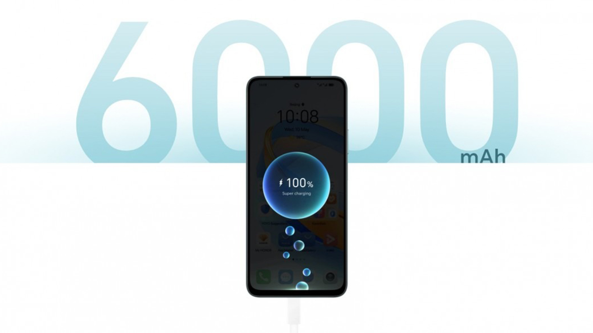 Máy có pin 6000 mAh ấn tượng