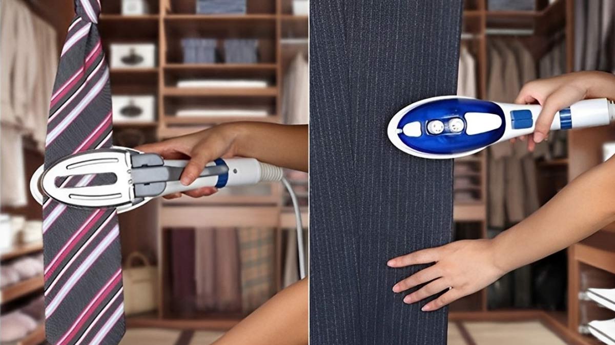 Cách sử dụng bàn ủi hơi nước cầm tay bước 4