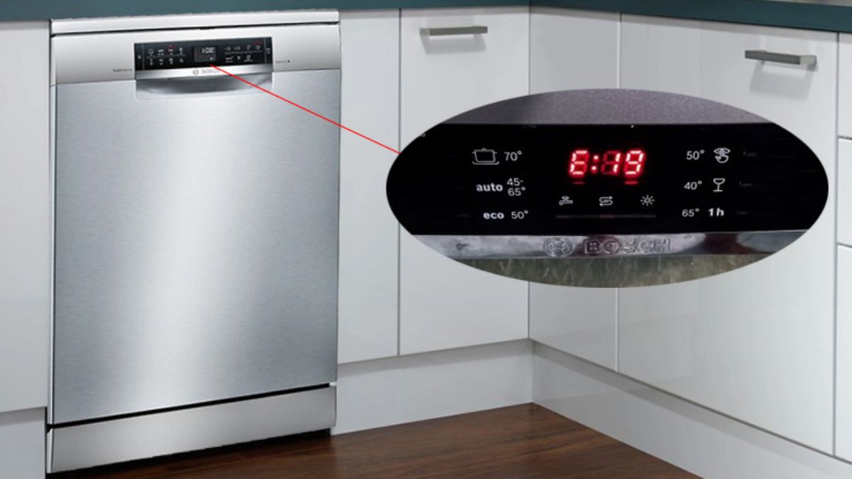 Lỗi E19 máy rửa bát Bosch
