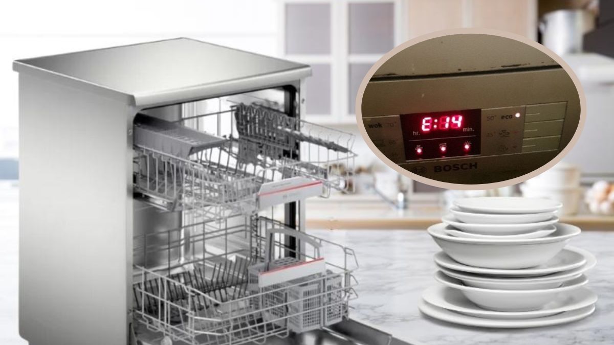 Lỗi E14 máy rửa bát Bosch