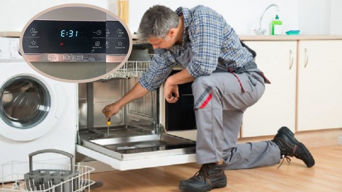 Lỗi E31 máy rửa bát Bosch