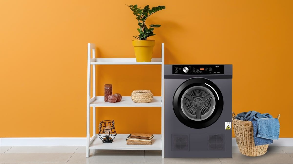Máy sấy thông hơi Aqua 8 kg AQH-V800H SS
