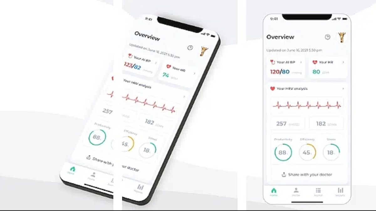 App đo huyết áp bằng điện thoại