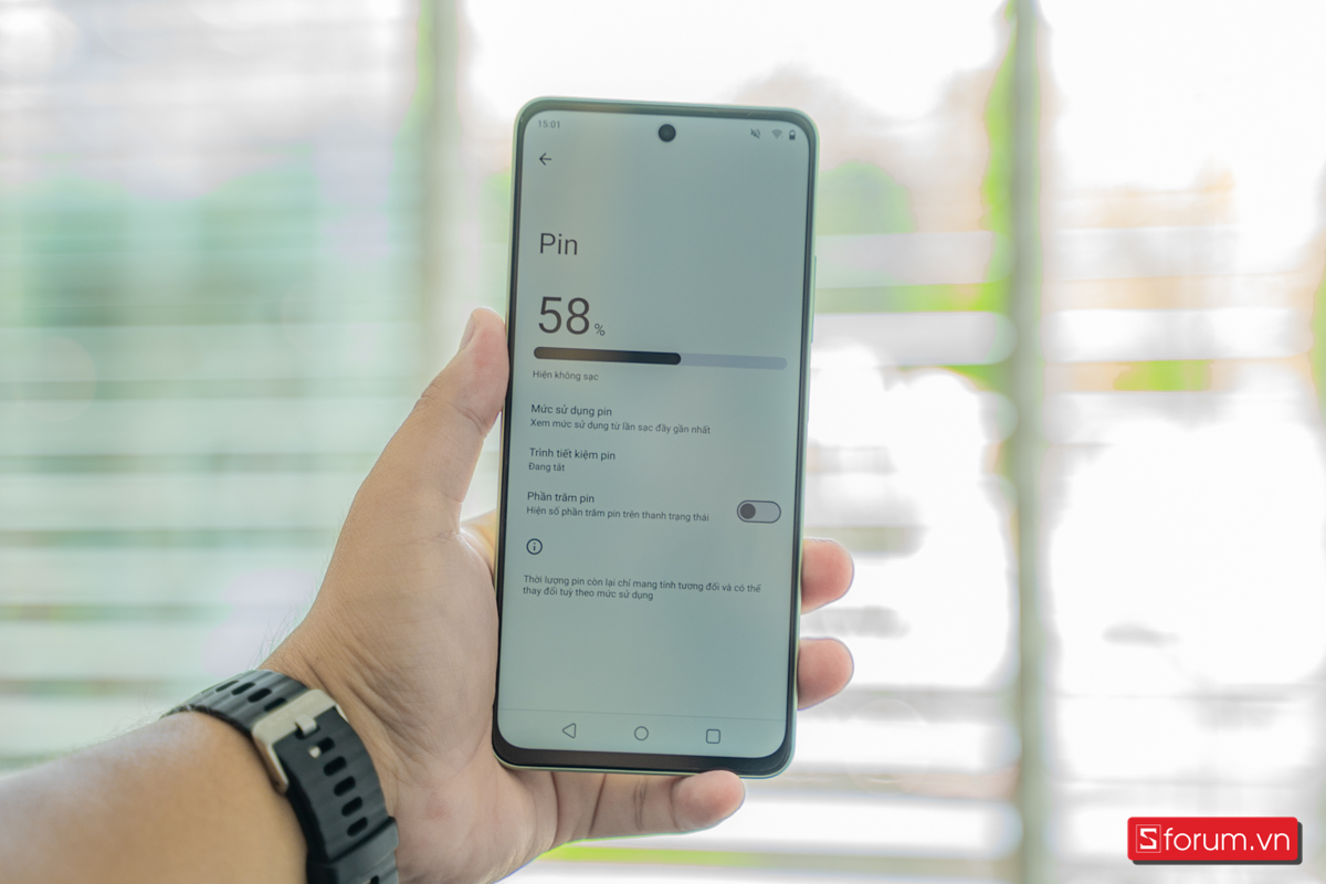 Thời gian sử dụng pin trên realme C67