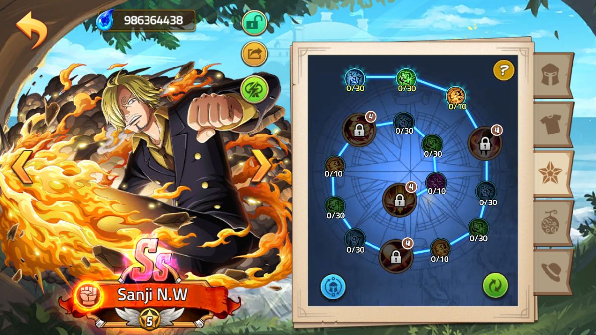 Top tướng mạnh nhất trong bảng xếp hạng Huyền Thoại Hải Tặc tier list