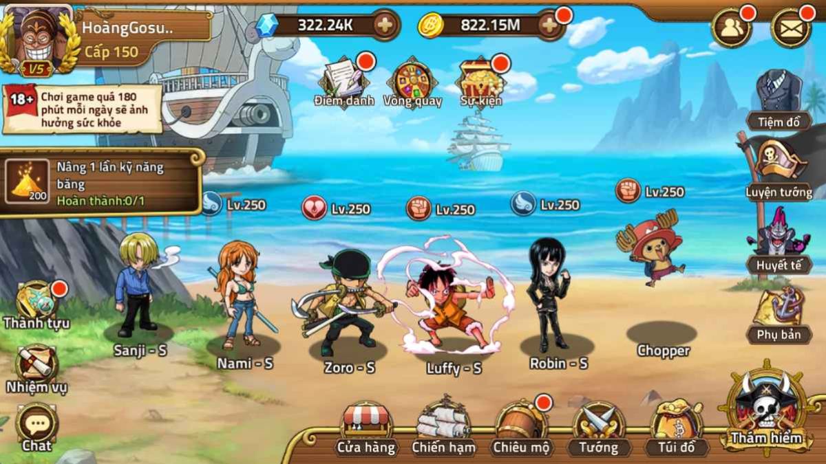 REROLL trong xếp hạng Huyền Thoại Hải Tặc có gì nổi bật?