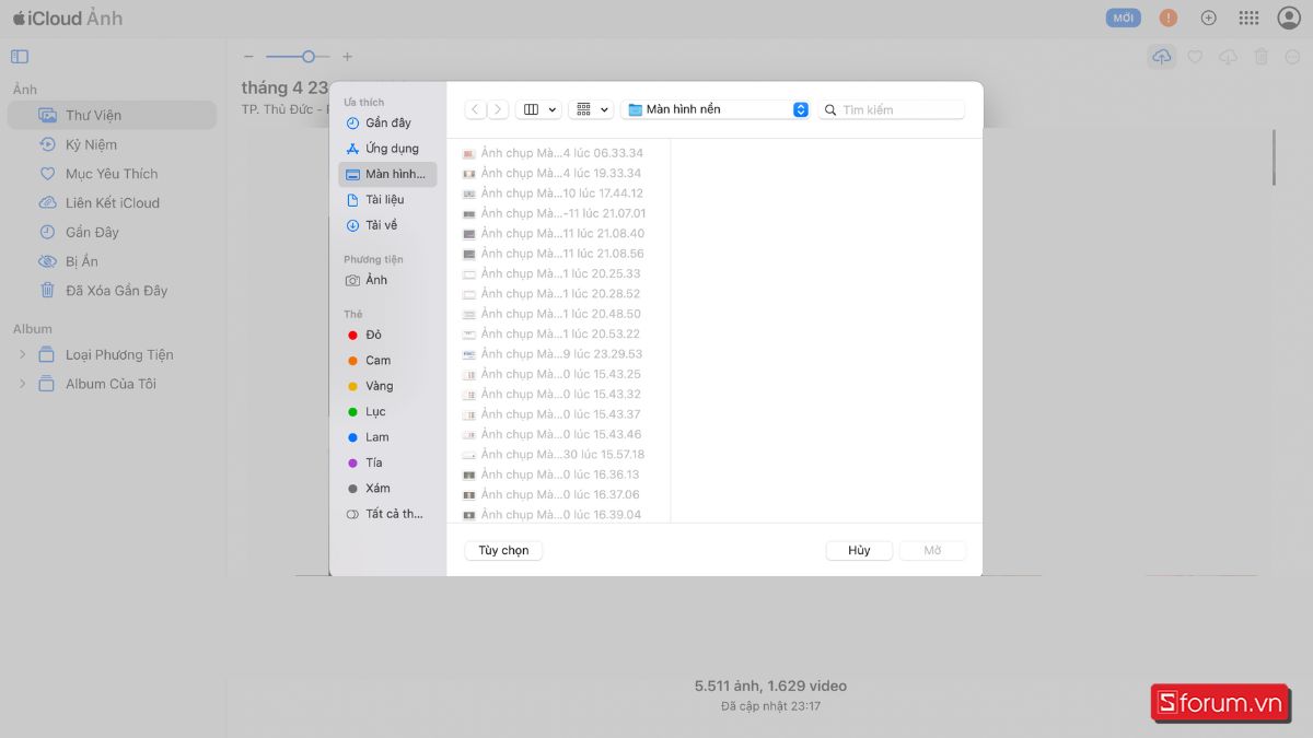 Hướng dẫn cách sao lưu ảnh lên iCloud từ máy tính bước 4