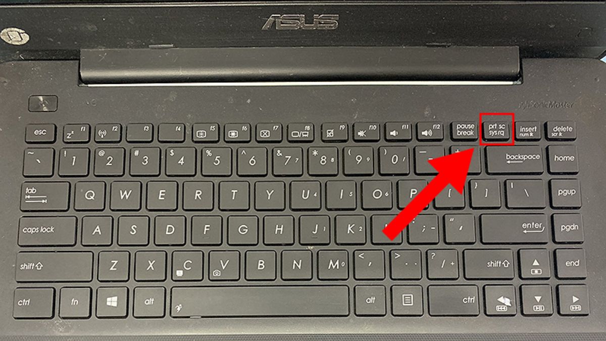 Chụp màn hình laptop ASUS bằng phím tắt trên bàn phím