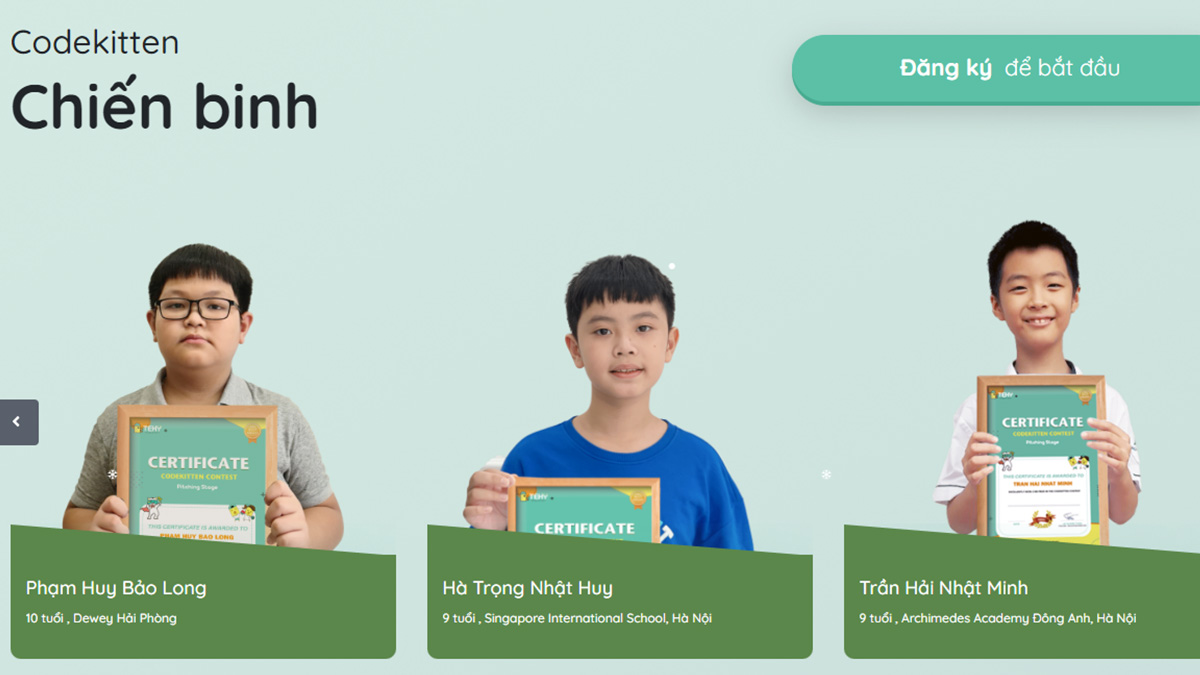 CodeKitten phù hợp sử dụng cho độ tuổi nào?