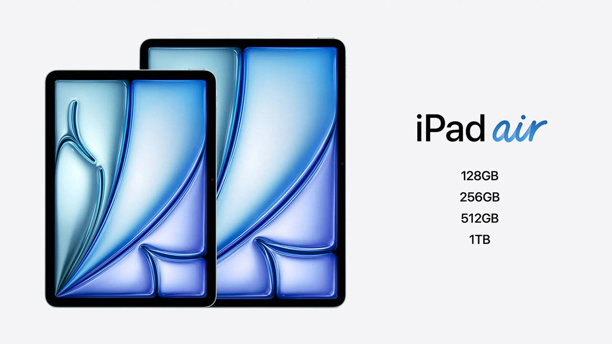 iPad Air thế hệ mới có dung lượng lưu trữ lớn hơn